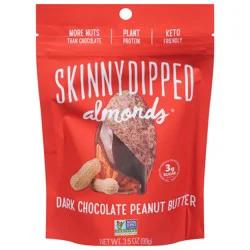 SkinnyDipped Dark Chocolate Peanut Butter Almonds 3.5 oz
