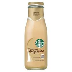 Starbucks RTD Frappuccino Vanilla Chilled Coffee Drink - 13.7 fl oz Glass Bottle