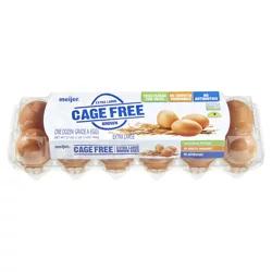 Meijer Cage Free Extra Large Brown Eggs, Dozen