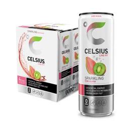 CELSIUS Sparkling Kiwi Guava, Functional Essential Energy Drink 12 Fl Oz (Pack of 4)