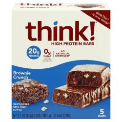 thinkThin High Protein Brownie Crunch Bars