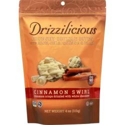 Drizzilicious Cinnamon Swirl Drizzled Mini Rice Cake Bites