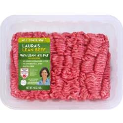 Laura's Lean 96/4 Ground Beef - 1lb