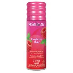 Skintimate Signature Scents Raspberry Rain Moisturizing Women's Shave Gel With Vitamin E And Olive Butter