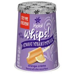 Yoplait Whips Orange Creme Yogurt