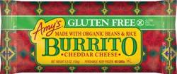 Amy's Kitchen Gluten Free Bean & Cheese Burrito