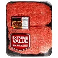 Beef Ground 20% Fat 80% Lean Value Pack