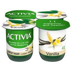 Activia Vanilla Probiotic Lowfat Yogurt