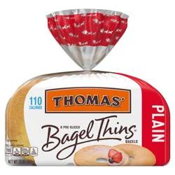 Thomas' Plain Bagel Thins 8 Ct 13 Oz