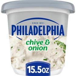 Philadelphia Chive & Onion Cream Cheese Spread Tub