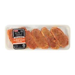 H-E-B Simply Seasoned Texas Style Boneless Pork Loin Chop