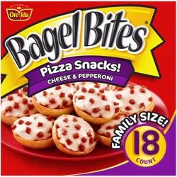 Bagel Bites Cheese & Pepperoni Mini Pizza Bagel Frozen Snacks