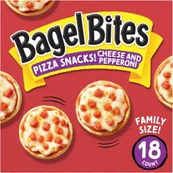 Bagel Bites Cheese & Pepperoni Mini Pizza Bagel Frozen Snack & Appetizer