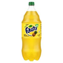 Fanta Pineapple Soda Bottle, 2 Liters