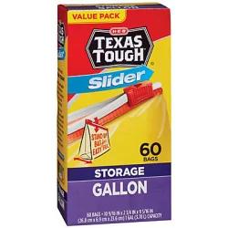 H-E-B Texas Tough Slider Storage Gallon Bags Value Pack