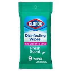 Clorox Disinfecting Wipes On The Go Fresh Scent