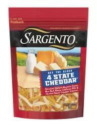 Sargento Off The Block Shredded 4 State Cheddar Cheese