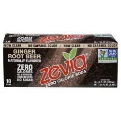 Zevia Zero Calorie Ginger Root Beer Soda