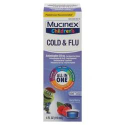 Mucinex Children's Multi-Symptom Cold and Sore Throat Relief Liquid - Very Berry - 4 fl oz
