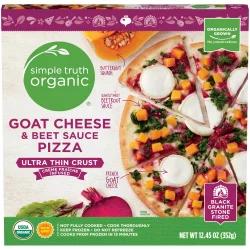 Simple Truth Organic Goat Cheese & Beet Sauce Thin Crust