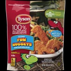Tyson Fully Cooked Fun Nuggets with Whole Grain Breading