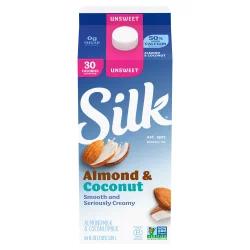 Silk Unsweetened Almond Coconut Milk Blend, Half Gallon