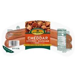 Eckrich Skinless Cheddar Smoked Sausage, 13 oz