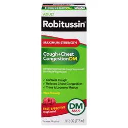 Robitussin Adult Maximum Strength Cough + Chest Congestion DM 8 oz