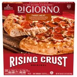 DiGiorno Rising Crust Three Meat Pizza, 29.8 oz (Frozen)