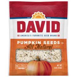 DAVID Roasted and Salted Pumpkin Seeds, 5 oz