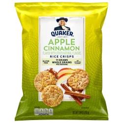 Quaker Rice Crisps Apple Cinnamon 7.04 Oz