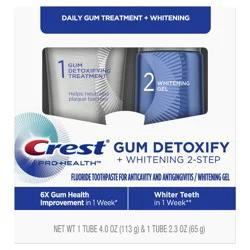 Crest Gum Detoxify + Whitening 2 Step Treatment