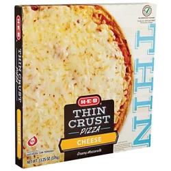 H-E-B Classic Selections Deli Style Extra Thin Crust Cheese Pizza