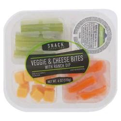 Snack Sensations with Ranch Dip Veggie & Cheese Bites with Ranch Dip 6 oz