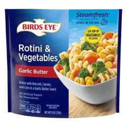 Birds Eye Sauced Garlic Butter Rotini & Vegetables 11 oz