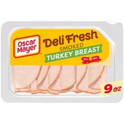 Oscar Mayer Deli Fresh Smoked Turkey Breast Sliced Lunch Meat Tray
