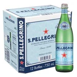 S.Pellegrino Sparkling Natural Mineral Water Glass