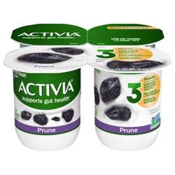 Activia Prune Lowfat, Probiotic Yogurt Cups