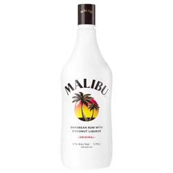 Malibu Caribbean Rum with Coconut Flavored Liqueur 1.75L, 42 Proof