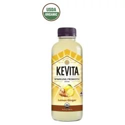 Kevita Sparkling Probiotic Drink Lemon Ginger 15.2 Fl Oz