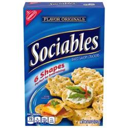 Flavor Originals Sociables Baked Savory Crackers, 7.5 oz