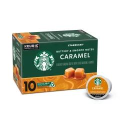 Starbucks Flavored K-Cup Coffee Pods, Caramel for Keurig Brewers