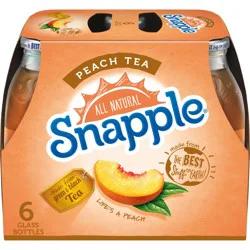 Snapple Peach Tea Glass Bottles