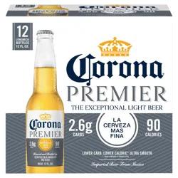 Corona Premier Mexican Lager Light Beer Bottles