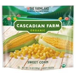 Cascadian Farm Organic Sweet Corn, Frozen Vegetables, Non-GMO, 10 oz
