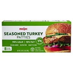 Meijer Seasoned Turkey Patties