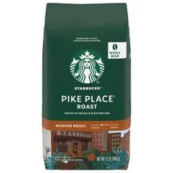 Starbucks Whole Bean Coffee—Medium Roast Coffee—Pike Place Roast—100% Arabica—1 bag (12 oz)