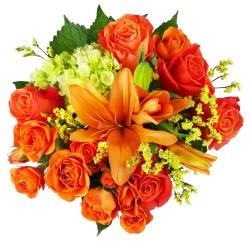 BLOOM HAUS Bloom Haus Classic Bouquet- Orange