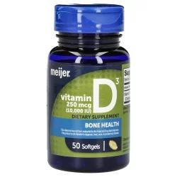 Meijer Vitamin D3 10,000 IU Softgels