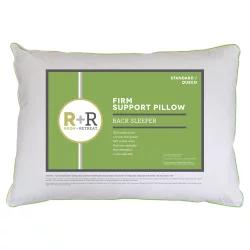 Room + Retreat Firm Support Back Sleeper Pillow, Standard/Queen